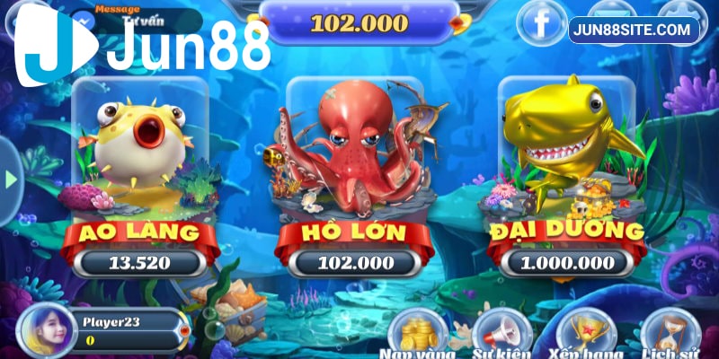 Top Tựa Game Bắn Cá Jun88 Chất Lượng Tốt Nhất Năm 2024 3 Bắt Cá Thần Tài tựa game bất hủ của sản phẩm Bắn Cá Jun88