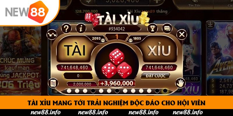 Luật chơi tài xỉu trực tuyến tại New88